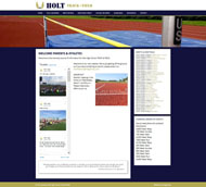 school sport website