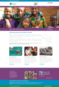 Wordpress configuration for African aid organization