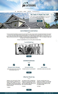 roofing website designer