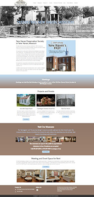 historical society website designer