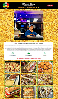 Event venue website designer